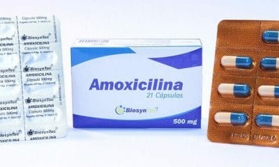 cajetín de pastillas de amoxicilina